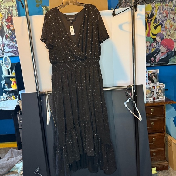 Lane Bryant size 22/24 Black Dress with Silver Accents - Picture 1 of 9